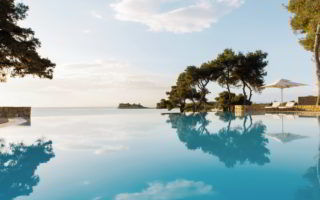 Sani Club Infinity Pool Hill View