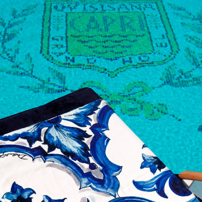 Blu Mediterraneo patterns at Grand Hotel Quisisana in Capri