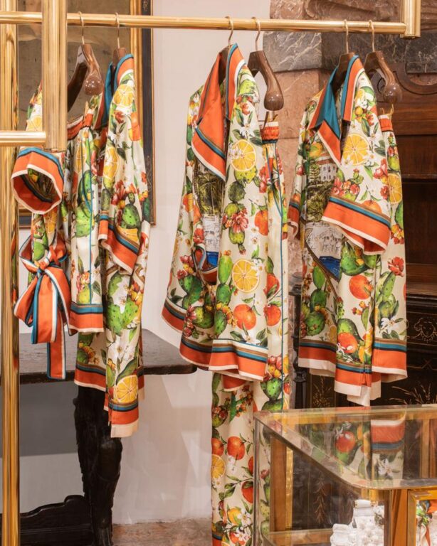 Exclusive Dolce & Gabbana boutique inside San Domenico Palace Taormina