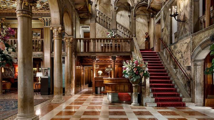 Four Seasons Hotel Danieli Venice iconic lobby interiors