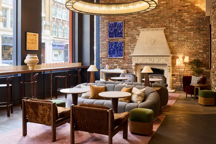 The Hoxton Shoreditch lobby interior design London boutique hotel