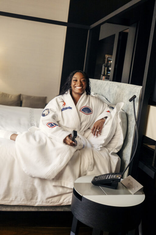 Simone Biles as the new ambassador of Mandarin Oriental