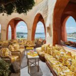Dolce & Gabbana Maiolica yellow takeover at Hotel Cala di Volpe in Sardinia