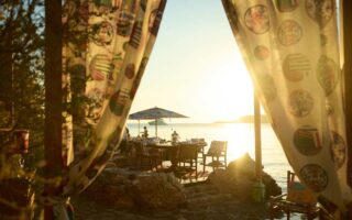 Zolotas Beach at Four Seasons Astir Palace Athens redesigned by Rianna + Nina with waterfront dining on the Athenian Riviera.